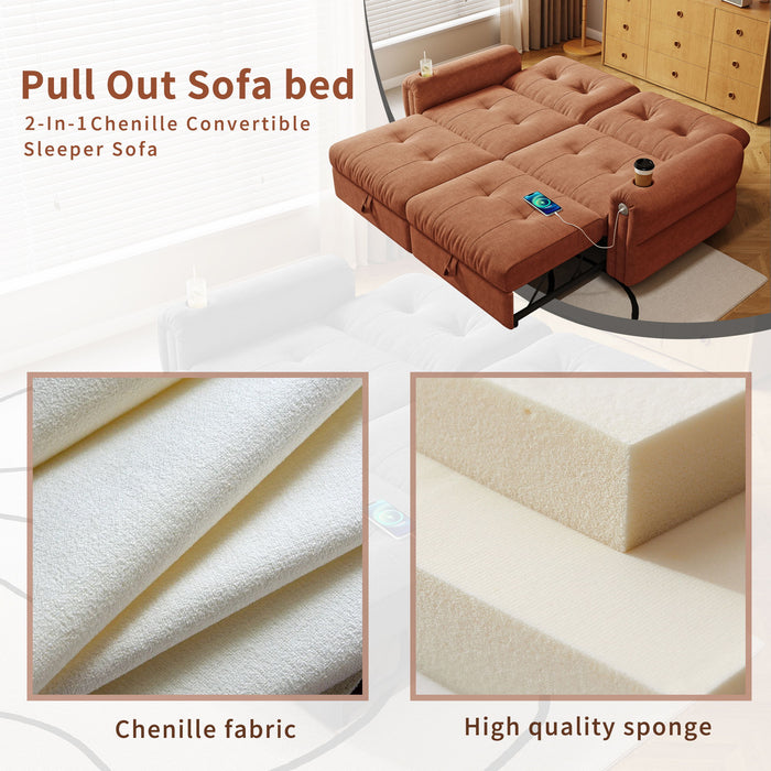 Cloud Like Convertible Sofa Bed With For Living Room