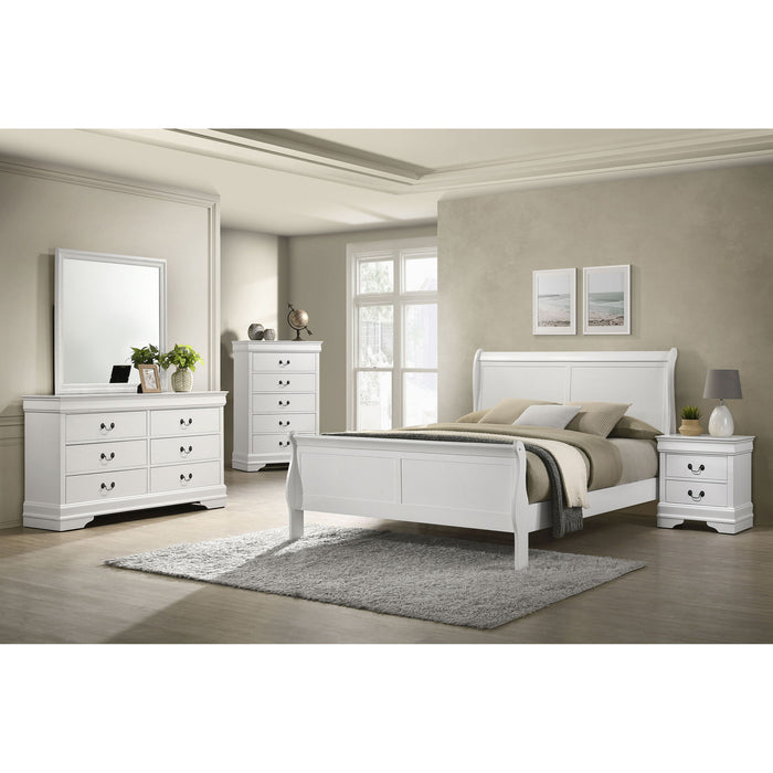 5 Drawer Bedroom Chest - White