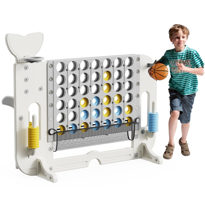 4 To Score Giant Game Set With Mesh Bag & Jumbo Connect 4