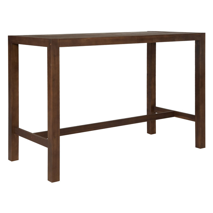 Patio Bar Set With Ergonomic Chairs