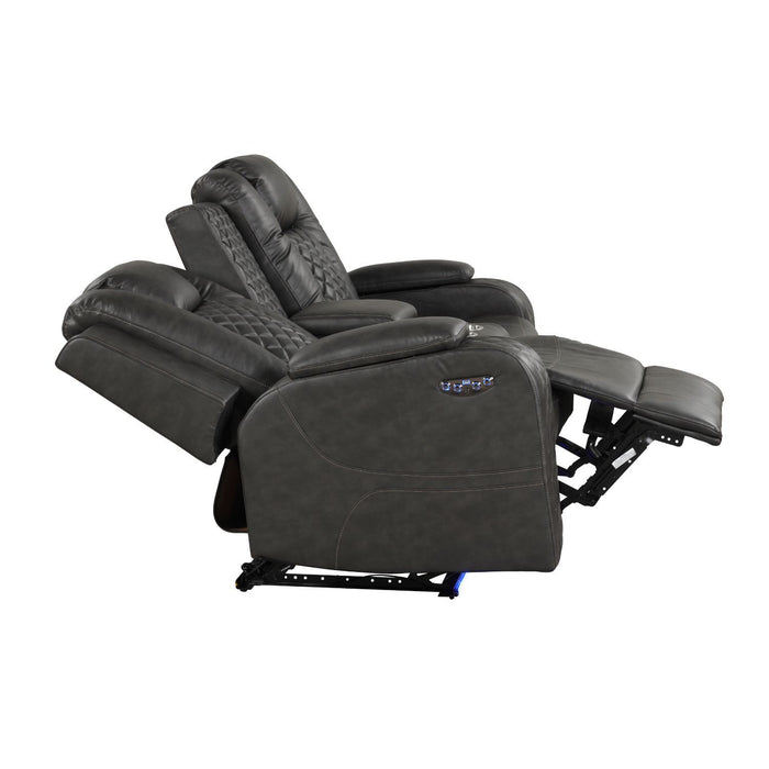 Benz - LED & Power Recliner With Adjustable Headrests And Ambient LED Lighting