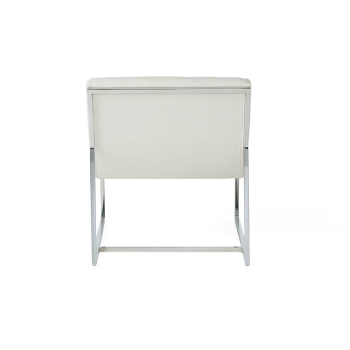 Wilmouth - Roll Occasional Chair - White