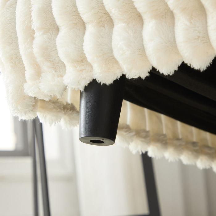 Plush Corduroy 4 Seat Sofa, Modern Comfy Upholstered Sofa Cloud Couch, Deep Seat Couches With Soft Pillows