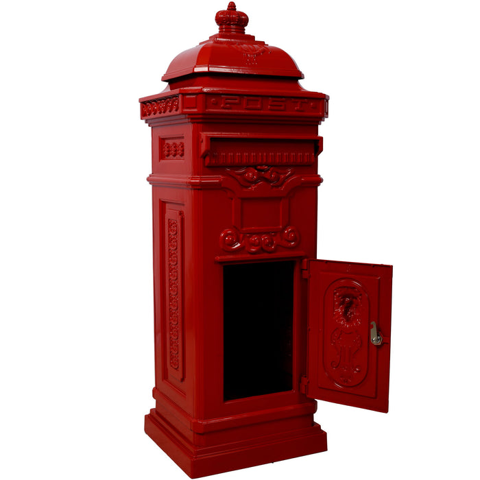 Mailboxs Residential Large-Capacity Letter Box, Rainproof Postbox Statue