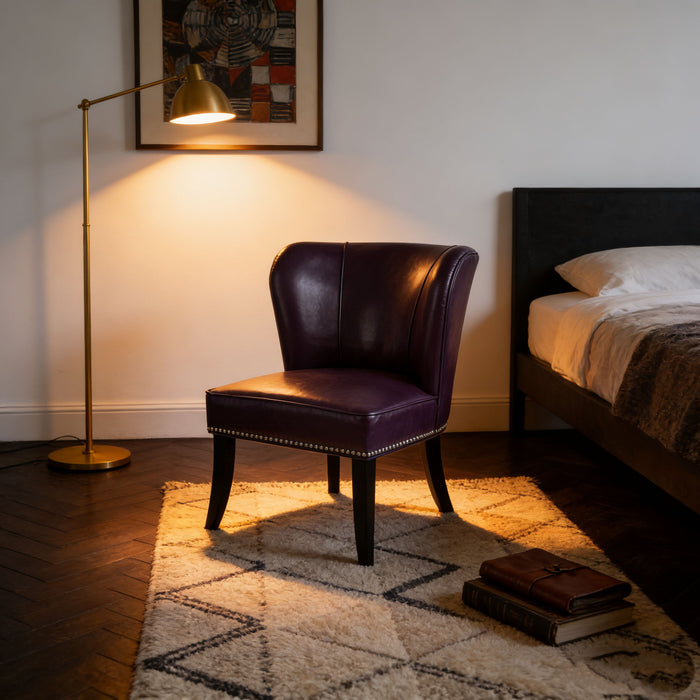 Accent Chair For Living Room - Purple