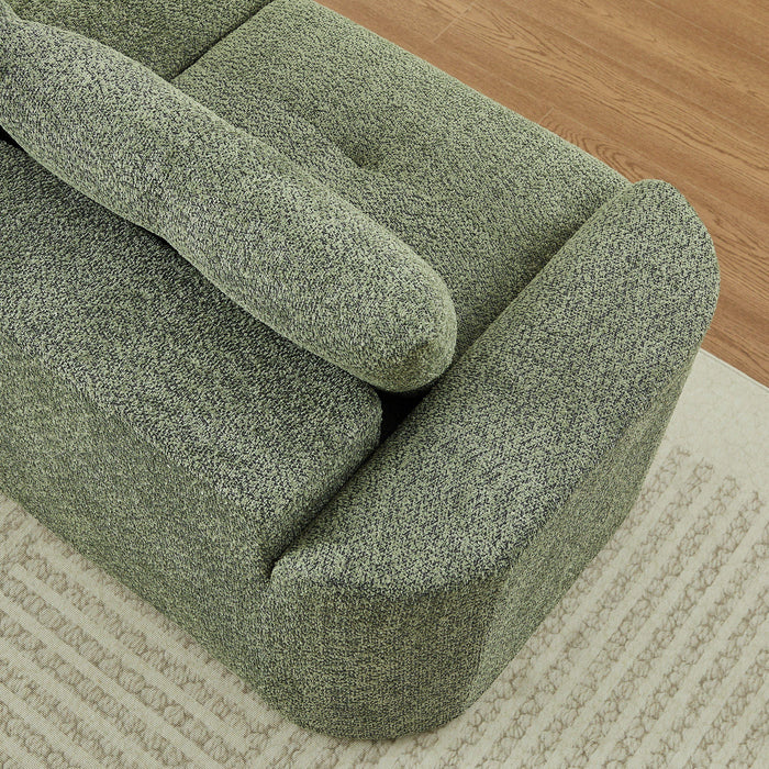 3 Seater With Thickened Armrests Sofa For Living Room