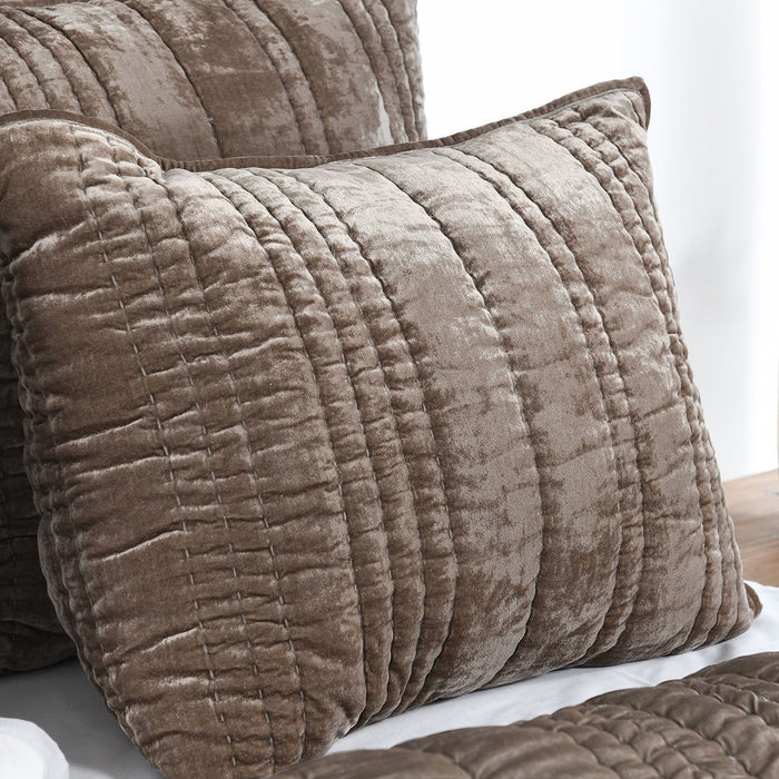Seville - Queen Quilt Set - Desert Taupe