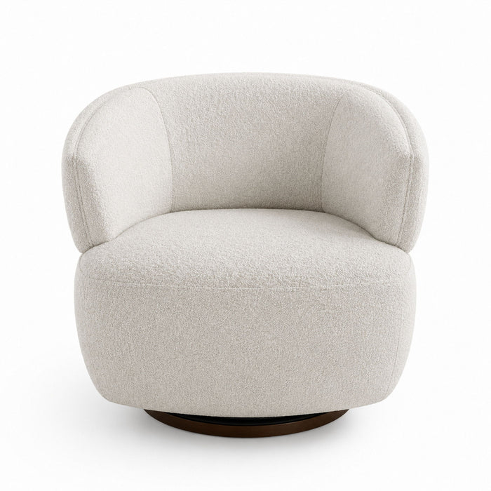 Swivel Barrel Accent Oversized Club Chair