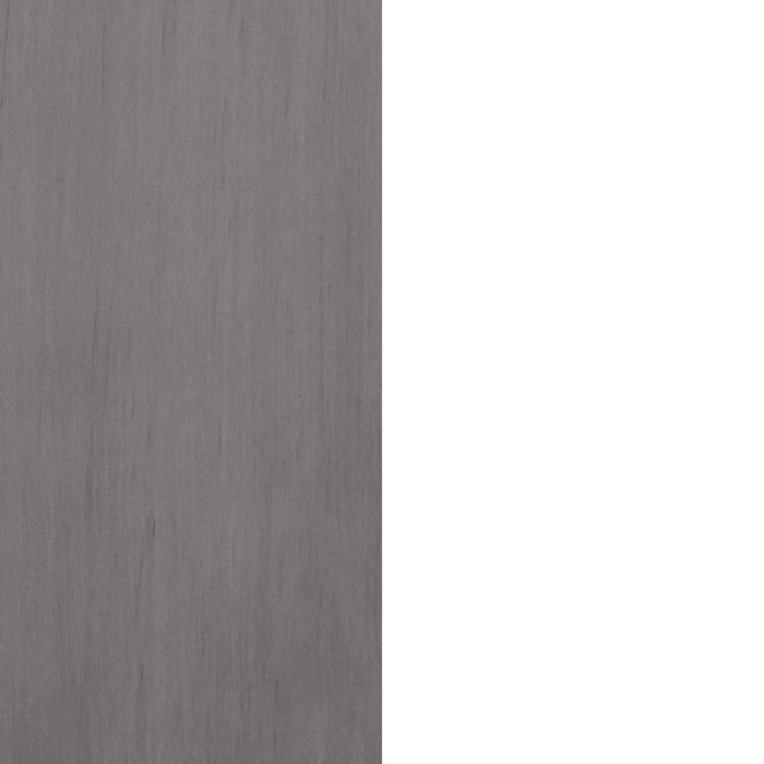 3 Drawer Storage Bench With Removable Baskets - Gray