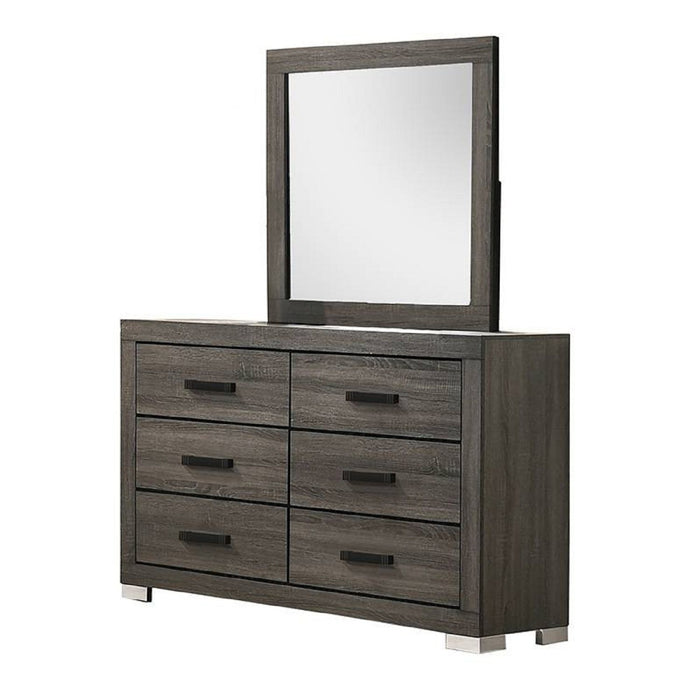 1 Piece Dresser Bar Handle Bedroom Furniture - Gray