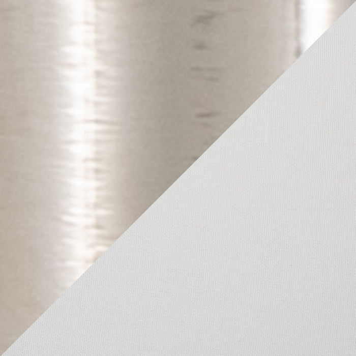 Diamond - Torch Contemporary Crystal Table Lamp (Set of 2) - Clear / Off White / Polished Nickel