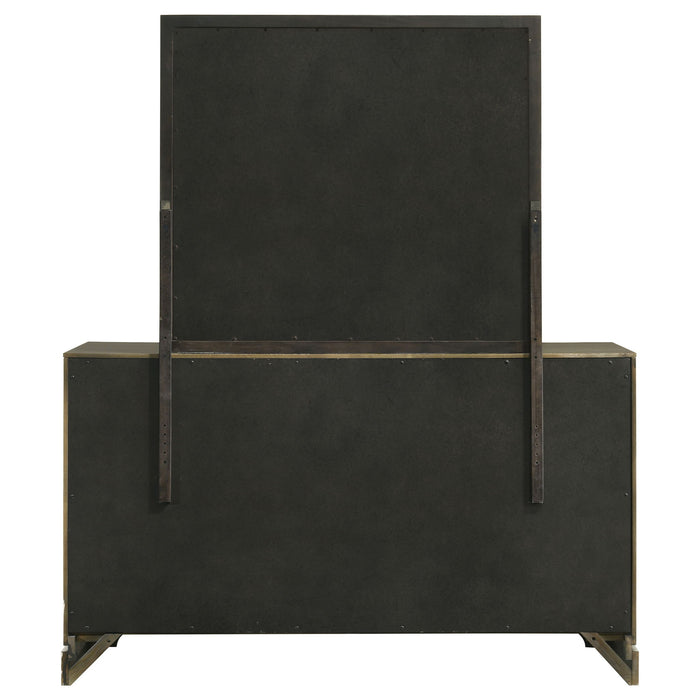 Sundance - 6 Drawer Dresser With Mirror - Dark Coffee
