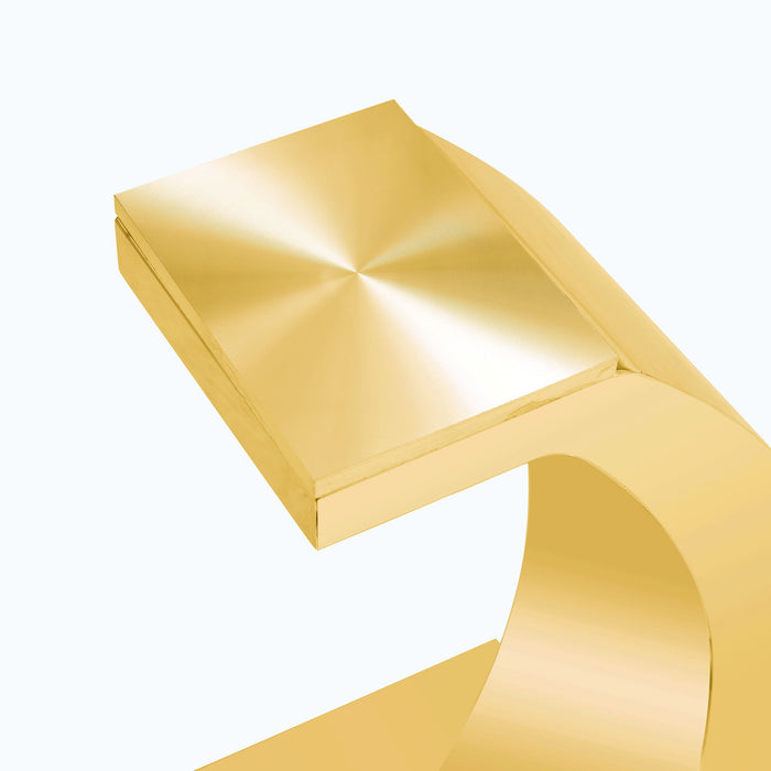 Dining Table For Living Spaces - Gold / Transparent