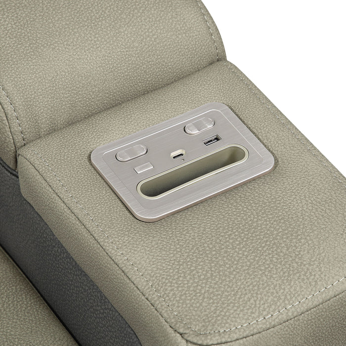 Bruno - Power Reclining Loveseat With Bluetooth Speakers