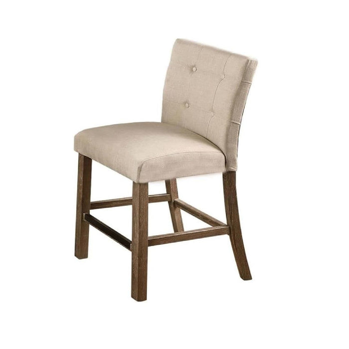 Upholstered Counter Dining Chair (Set of 2) - Light Gray