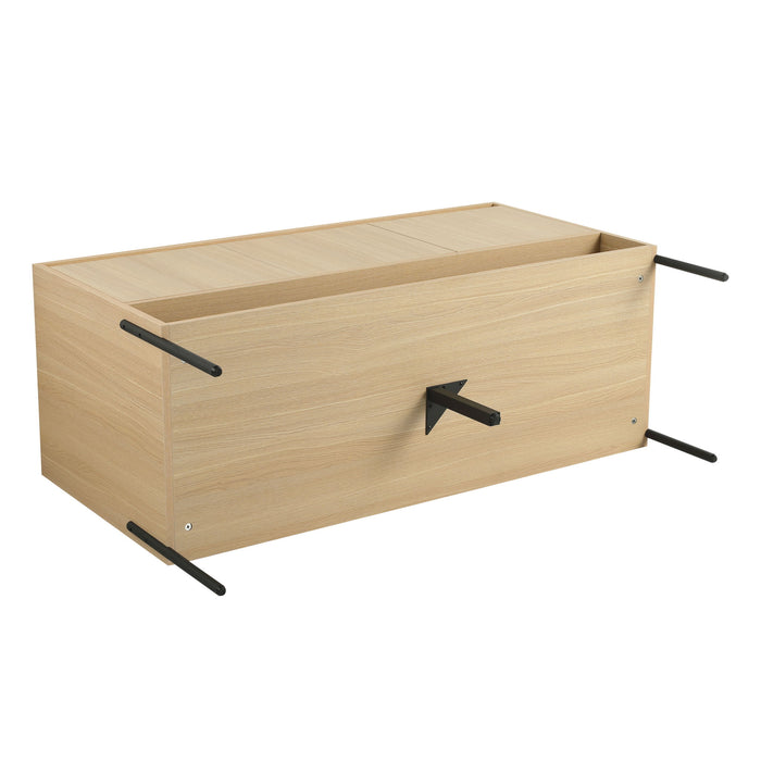 Modern Bathroom Vanity Combo With Single Resin Sink And Storage Cabinet