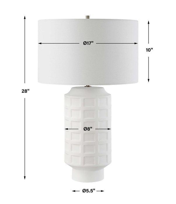 Window - Table Lamp - Pane White