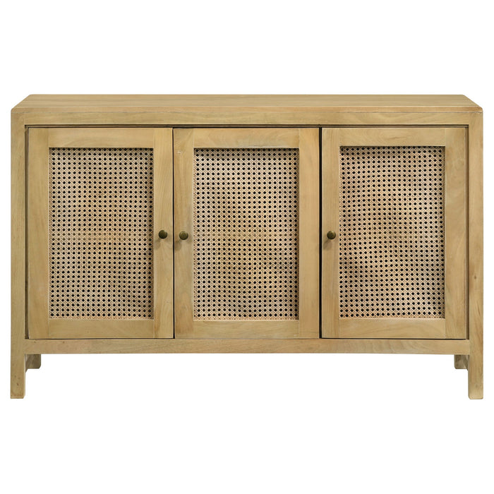 Ashton - 3 Door Accent Cabinet - Natural