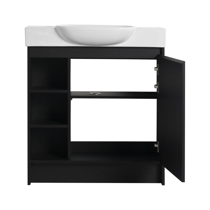 Freestanding Bathroom Vanity With Sink, Soft Close Door