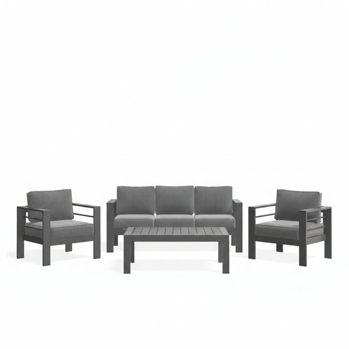 Outdoor Patio Set All-Weather With Thick Cushions