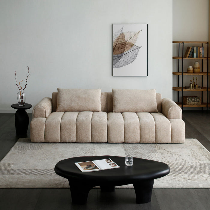 4 Seater Sectional Sofa For Living Room Spaces - Camel
