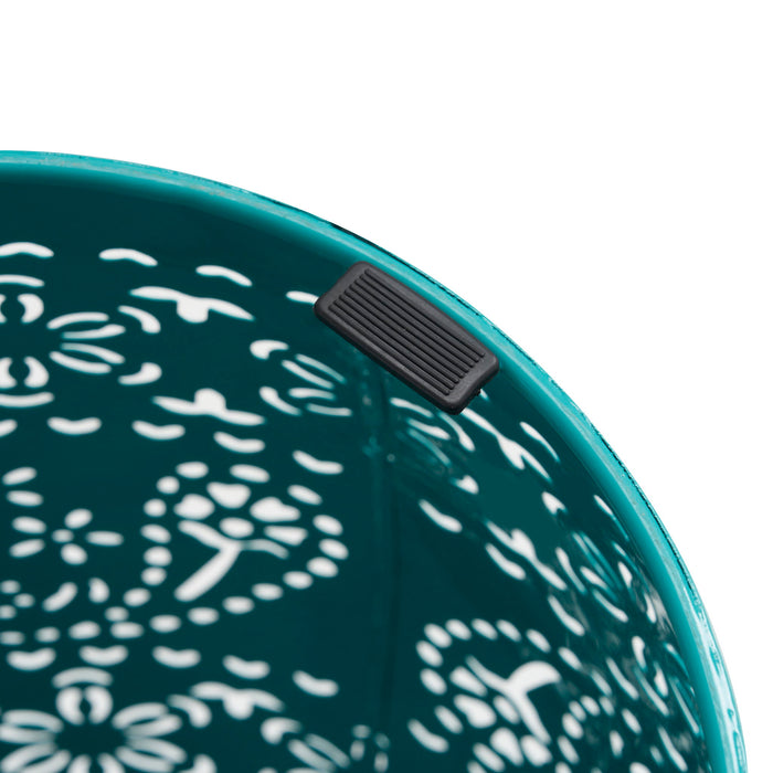 Ruby - Boho Mosaic Side Table With Ceramic Tile Top