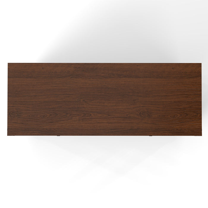 Large Dog Crate, Water Resistant Indoor Pets Furniture Double Dog Crates - Brown White