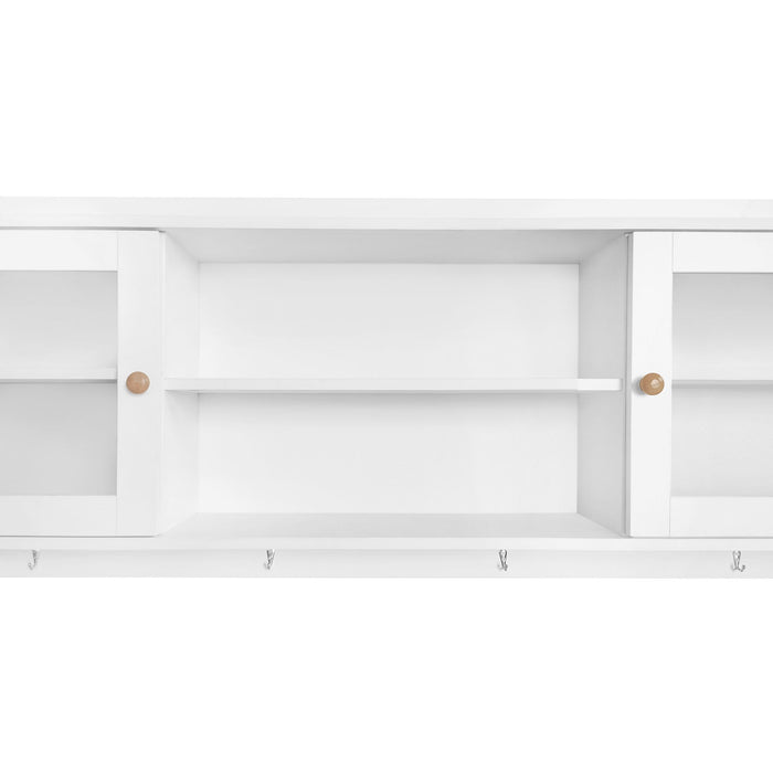 On Trend Multifunctional Tipping Bucket Shoe Cabinet With Storage Shelf & 6 Flip Drawers
