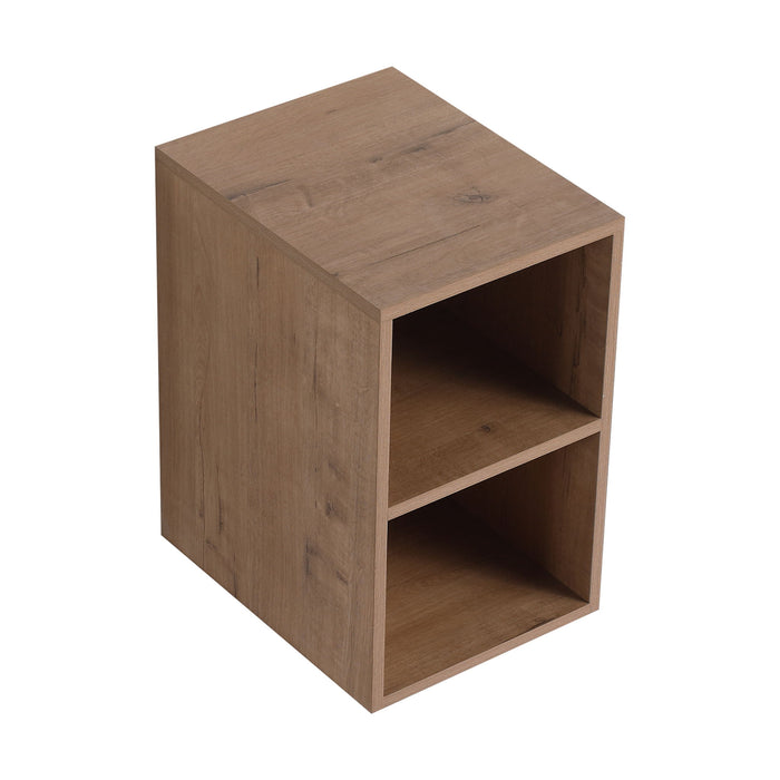 Wall Mounted Bathroom Vanity With Sink, Storage Shelves & Soft Close Door