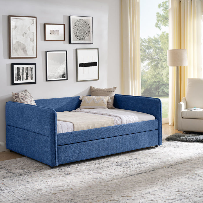 Upholstered Daybed With Pop Up Trundle