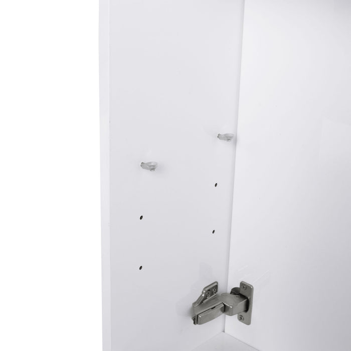 Freestanding Bathroom Vanity With Sink And Storage Rack, Soft Close Doors Base With Basin