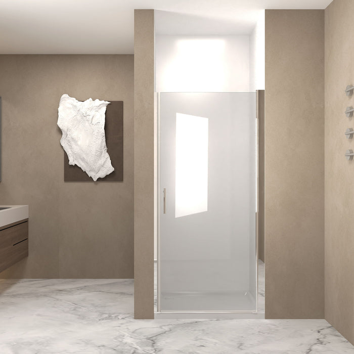 Shower Door With Glass And Explosion Proof Safety Film