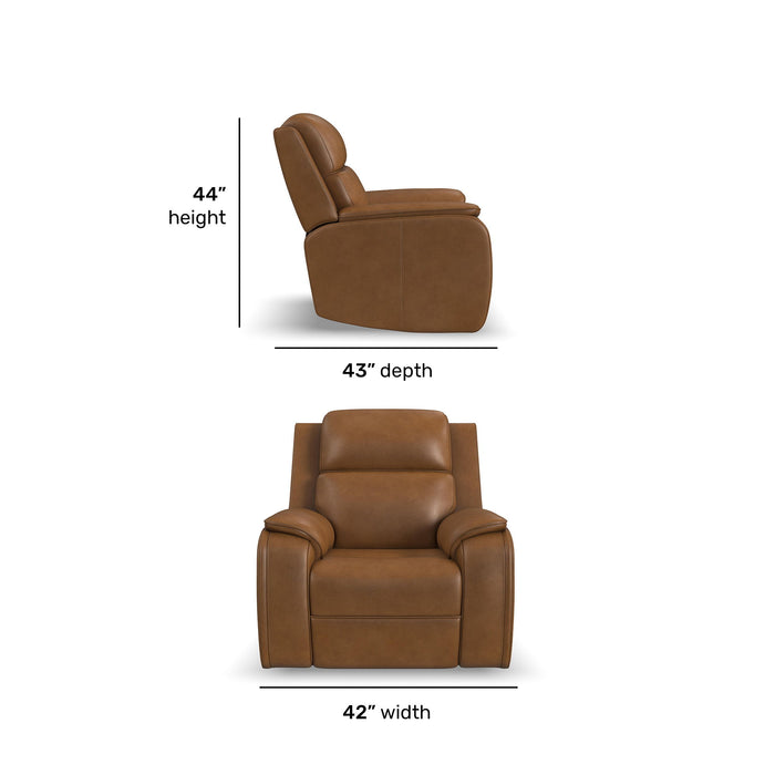 Ziggy - Power Recliner With Power Headrest, Lumbar, Heat & Massage