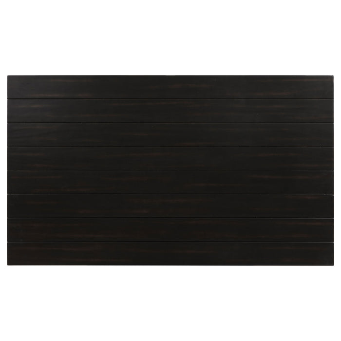 Sutter - 2 Drawer Rectangular Coffee Table - Dark Brown
