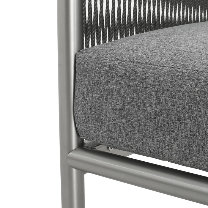 Hargrove - Club Chair - Silver / Gray