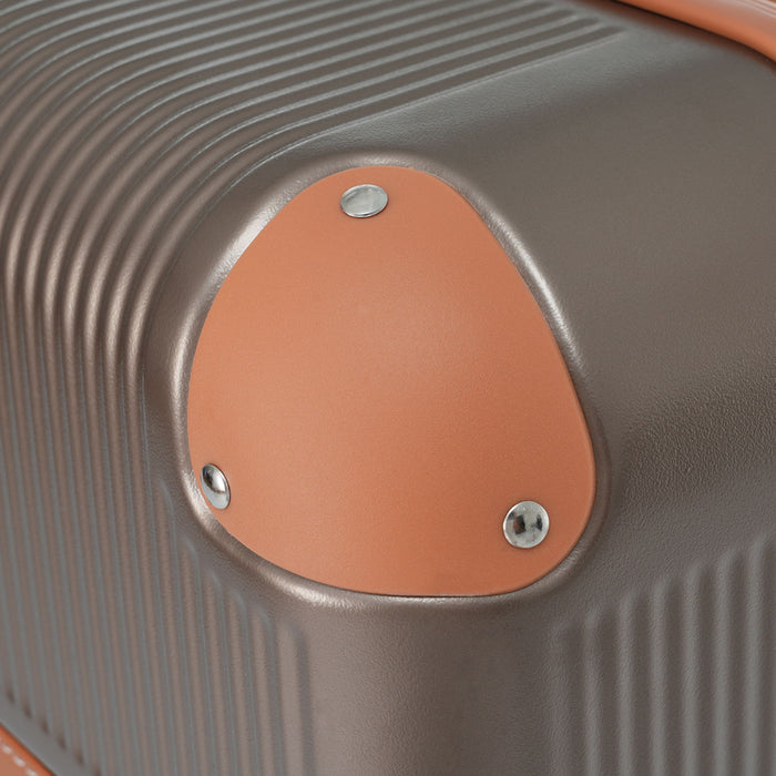 Hardshell Luggage Sets 3 Piece Carry On Suitcase Double Spinner Wheels With Tsa Lock