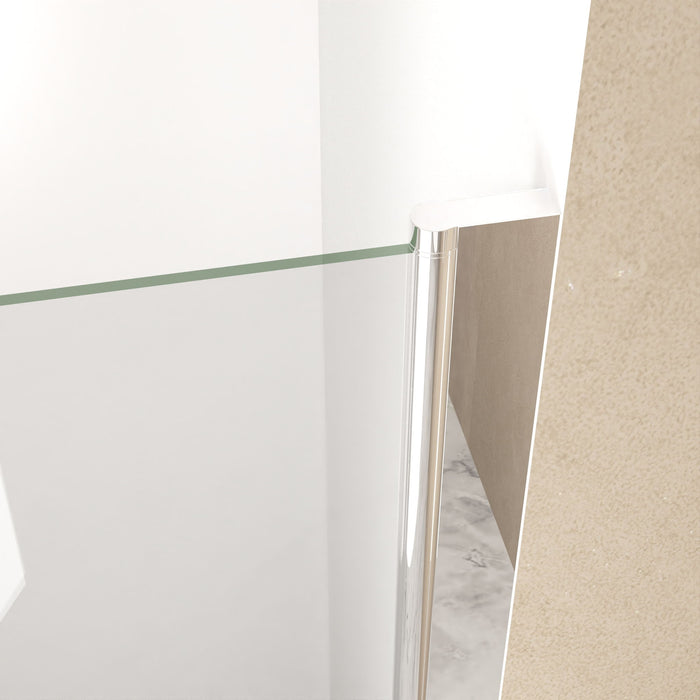Shower Door With Glass And Explosion Proof Safety Film