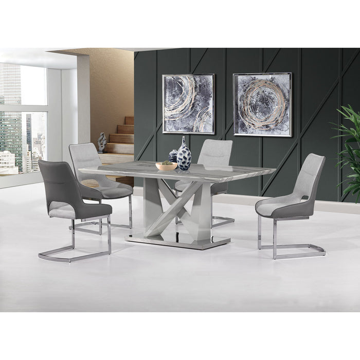 Caroline - Dining Table - Gray