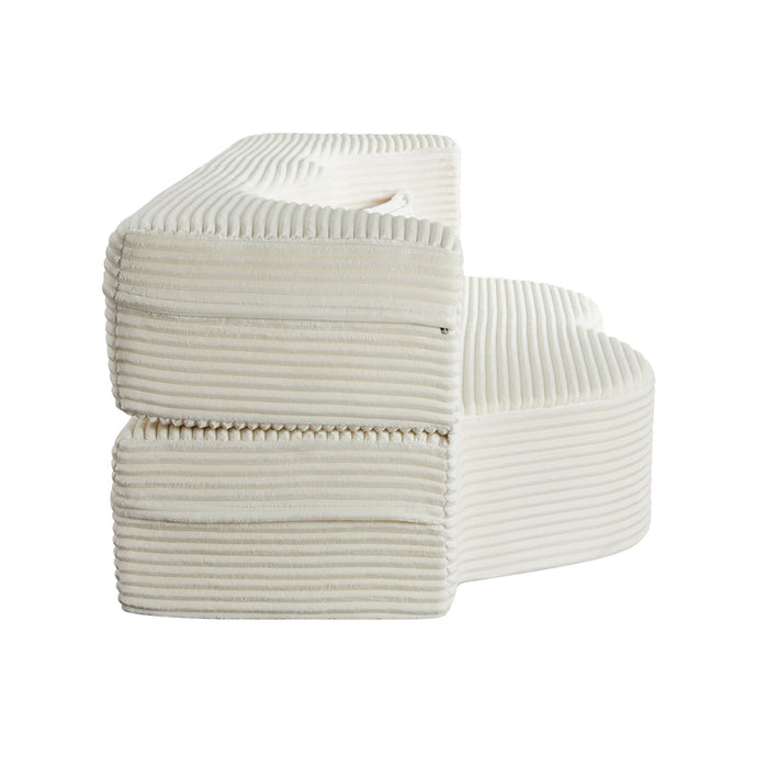 Floor Convertible Sleeper Sofa Bed With 2 Pillows