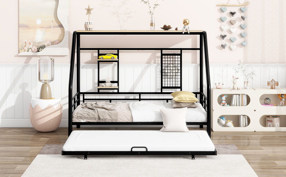 Playhouse Design Bed With Trundle