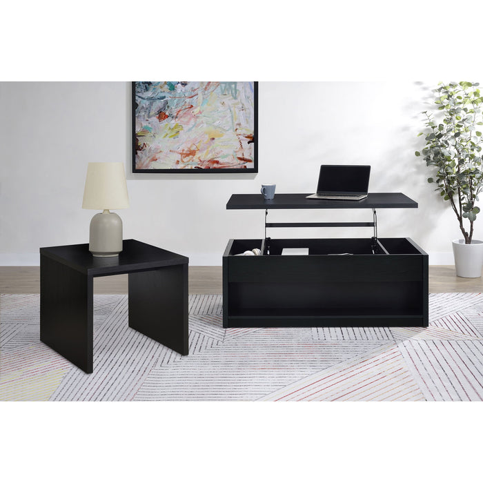Canyon - Square Side Table - Black