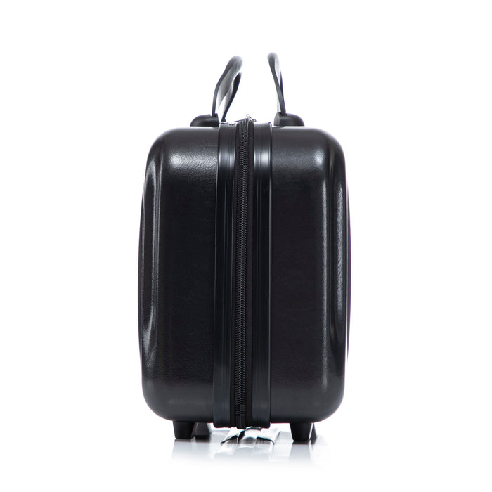 Luggage Set With Cosmetic Case, Combination Lock, Front Opening Design