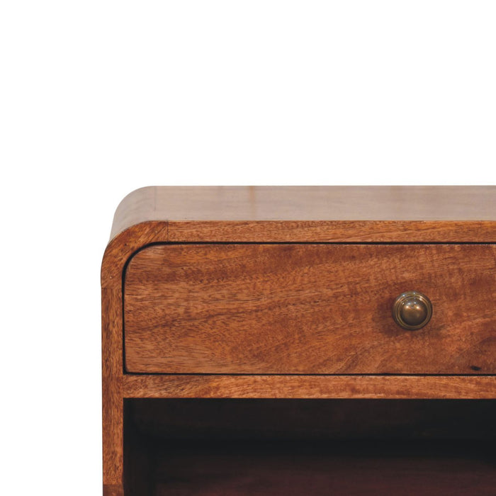 Curve Upper Slot Floating Nightstand