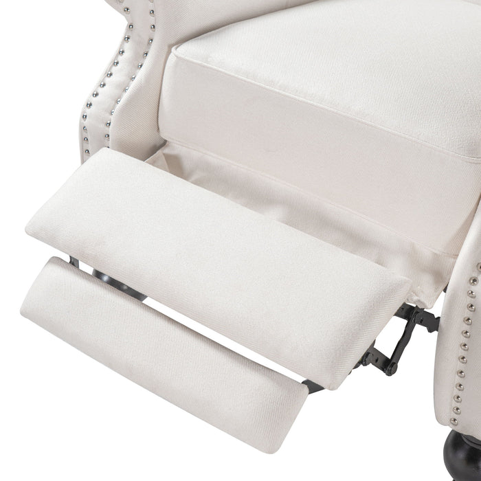 Modern Manual Push Back Recliner Chair