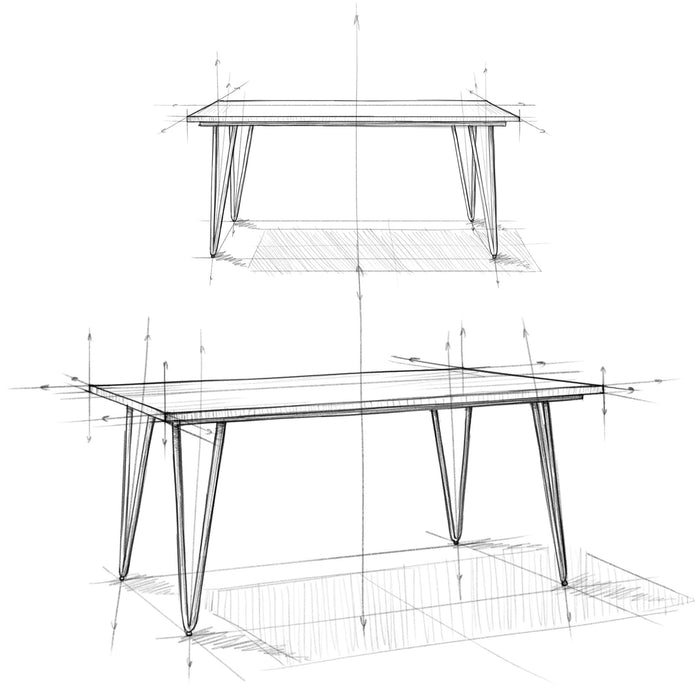 Hunter - Square Tabletop Dining Table