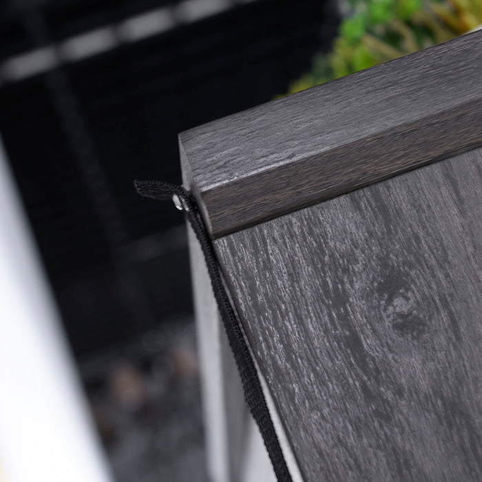 Modern Sideboard Buffet With 4 Mirrored Doors, Adjustable Shelves