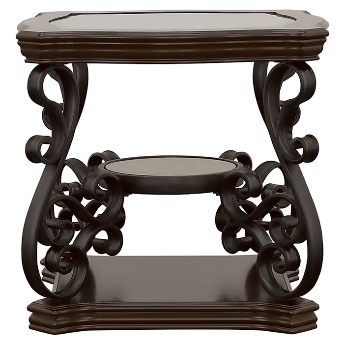 Arrize - Coffee And End Table Set With Scroll Legs
