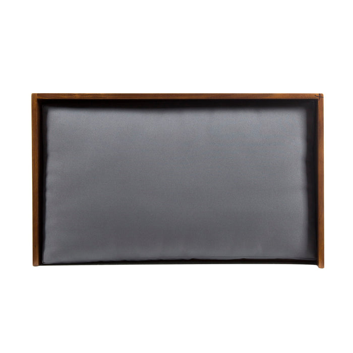 Dog Bed With High Quality Mattress - Gray / Brown