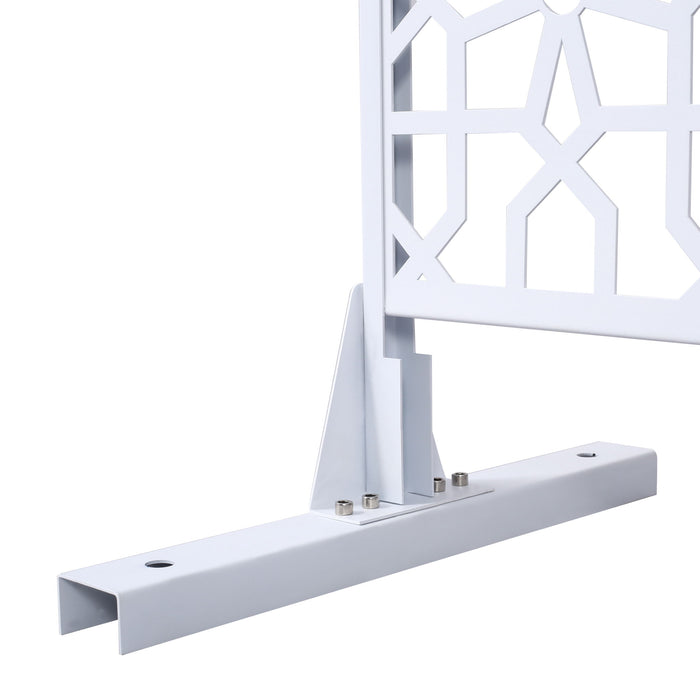 Outdoor & Indoor Metal Freestanding Decorative Privacy Screen