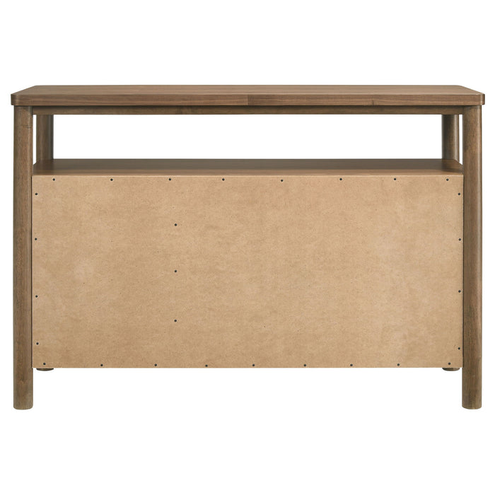 Graham - Sideboard With Open Shelf - Walnut